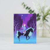 Carte Postale Girl Archer chevauchant un cheval (Debout devant)