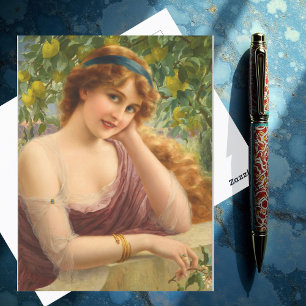 Carte Postale Girl by Lemon Tree by Emile Vernon