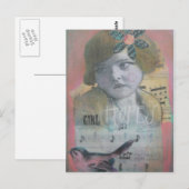 Carte Postale Girl Hopes (Devant / Derrière)