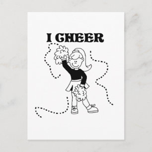 Carte Postale Girl I Cheer Tshirts et cadeaux