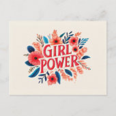 Carte postale Girl Power (Devant)
