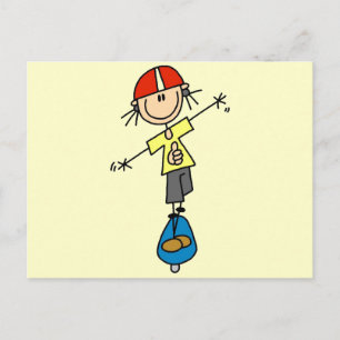 Carte Postale Girl Skateboarder Tshirts et cadeaux