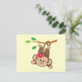 Carte Postale Girl Swinging Monkey (Debout devant)