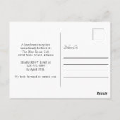 Carte Postale Girl's First Communion Pink Floral Bow (Dos)