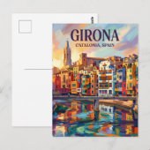 Carte Postale Girona Espagne (Devant / Derrière)