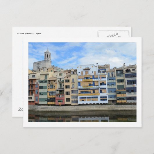 Carte postale Girona (Gérone) (Devant / Derrière)