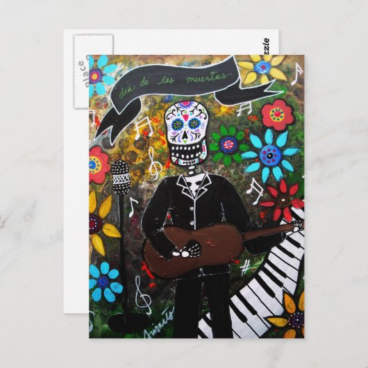 CARTE POSTALE GITARERO (Devant / Derrière)