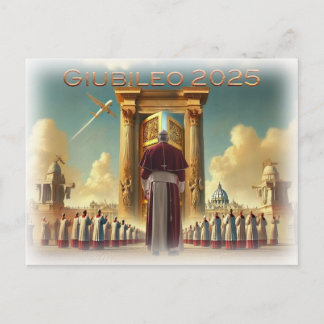 Carte Postale Giubileo 2025 Vaticano, souvenir viaggio, regalo.