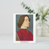 Carte Postale Giuliano De Medici Portrait Par Sandro Botticelli (Debout devant)