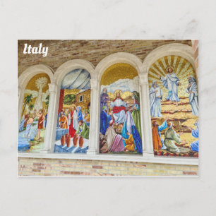 Carte Postale Giulianova Italie Mosaïque italienne Voyage Photo