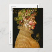 Carte Postale Giuseppe Arcimboldo - Été (Devant / Derrière)