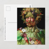 Carte Postale Giuseppe Arcimboldo - Vertumnus (Devant / Derrière)