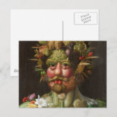Carte Postale Giuseppe Arcimboldo - Vertumnus (Devant / Derrière)