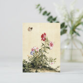 Carte Postale Giuseppe Castiglione - Art de l'oeillet (Debout devant)