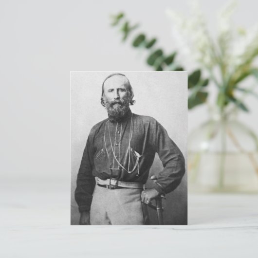 Carte Postale Giuseppe Garibaldi (Debout devant)