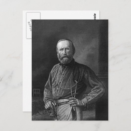 Carte Postale Giuseppe Garibaldi (Devant / Derrière)