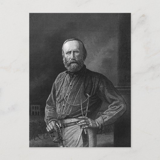 Carte Postale Giuseppe Garibaldi (Devant)