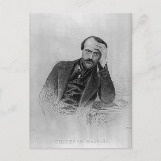 Carte Postale Giuseppe Mazzini (Devant)