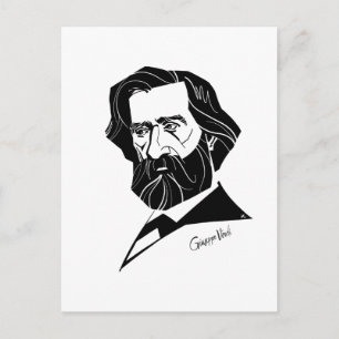 Carte Postale Giuseppe Verdi