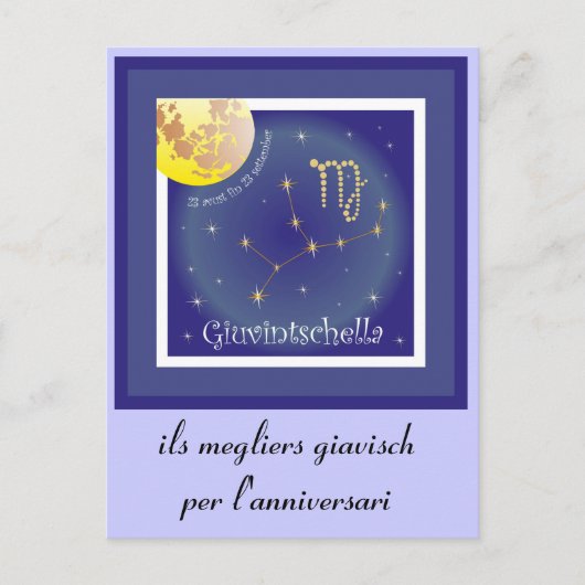 Carte Postale Giuvintschella 23 avust fin 23 colon Postkarte (Devant)