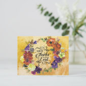 Carte Postale Give Thanks to the Lord, Thanksgiving (Debout devant)