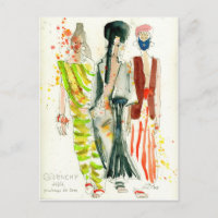 Givenchy Fashion Show Paris - Mode illustration