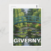 Carte Postale Giverny France Travel (Devant / Derrière)