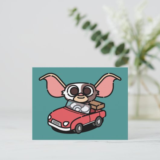Carte Postale Gizmo | Cute Comic Driver (Debout devant)