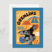 Carte Postale Gizmo | There Are Three Rules (Devant / Derrière)