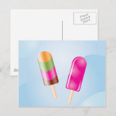 Carte Postale Glace (Devant / Derrière)