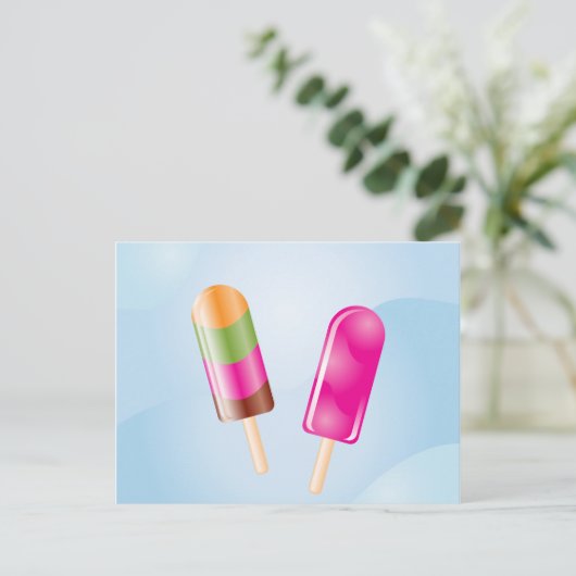 Carte Postale Glace (Debout devant)