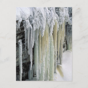 Carte Postale Glace bleue et eau souterraine s'enfuient; Tahquam