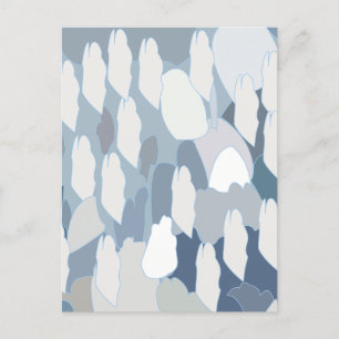 Carte Postale Glace de glacier bleu