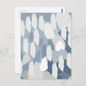 Carte Postale Glace du glacier bleu (Devant / Derrière)