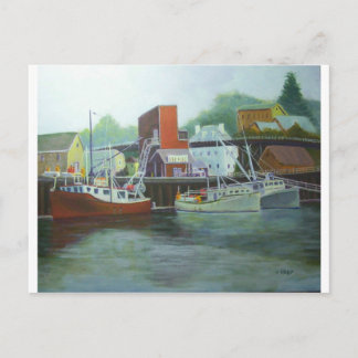 Carte Postale glace et carburant, port de Portsmouth