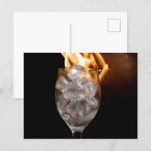 Carte Postale Glace et feu