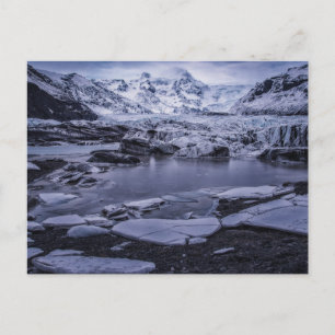 Carte Postale Glace et neige Glacier Sólheimajökull, Islande