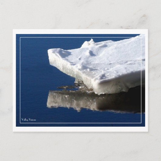 Carte Postale Glace fluviale (Devant)