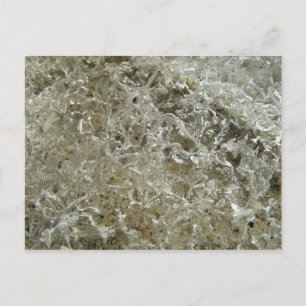 Carte Postale Glace glaciaire Texture nature Abstraite