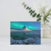 Carte Postale Glace & Neige | Mont Kirkjufell, Islande (Debout devant)