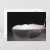 Carte Postale Glace sèche dans une casserole (Devant / Derrière)