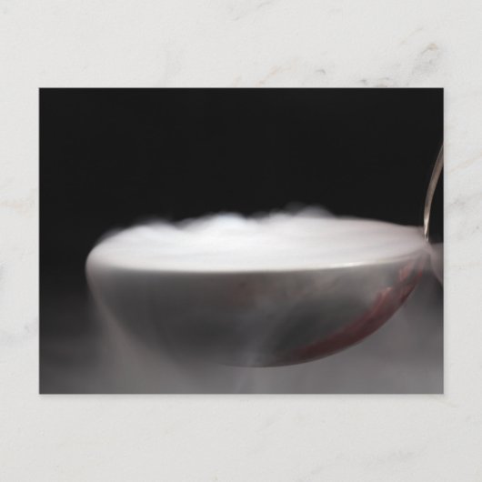 Carte Postale Glace sèche dans une casserole (Devant)