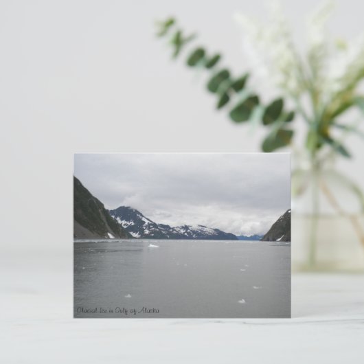 Carte postale glacée (Debout devant)