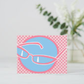 Carte Postale Glaces pour oeil de chats roses (Debout devant)