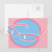 Carte Postale Glaces pour oeil de chats roses (Devant / Derrière)