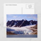 Carte Postale Glacier à Svalbard (Spitsbergen) (Devant / Derrière)
