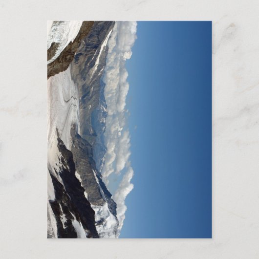 Carte Postale Glacier Aletsch à Jungfrau en Suisse (Devant)