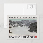 Carte Postale Glacier Aletsch - sur White.jpg (Devant / Derrière)