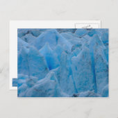 Carte Postale Glacier bleu (Devant / Derrière)