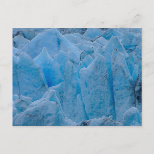 Carte Postale Glacier bleu (Devant)
